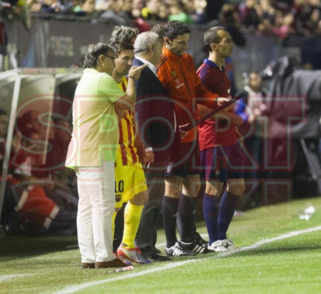 Las imágenes del Osasuna-FC Barcelona