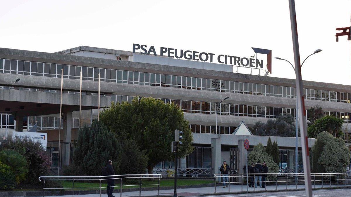 Planta del Grupo PSA en Vigo.