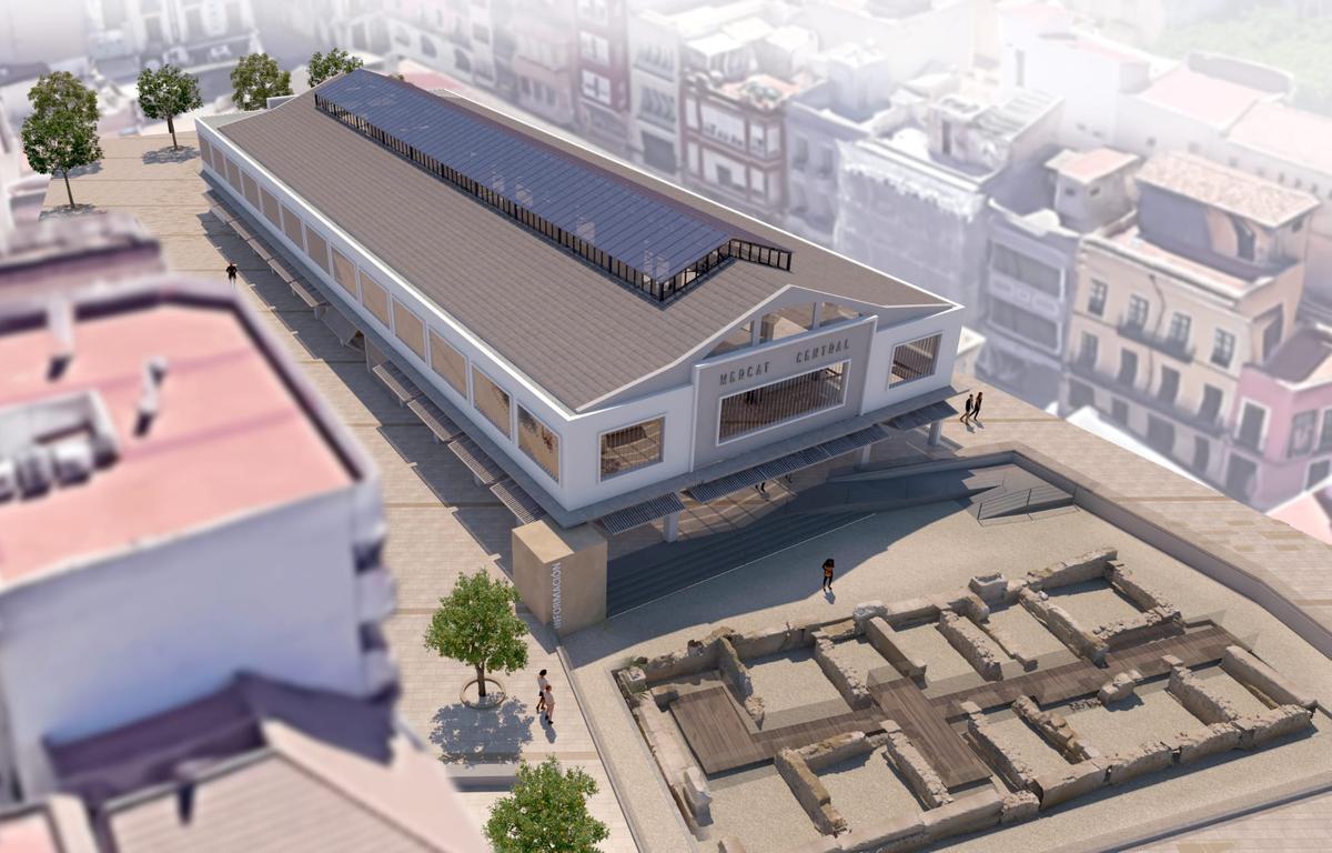 Así es el anteproyecto del Mercado Central de Elche