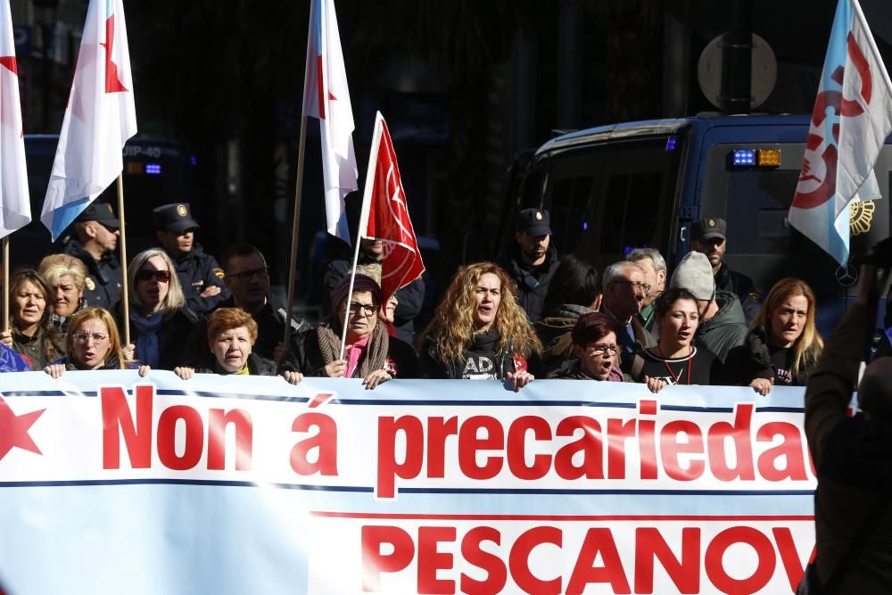 Huelga Pescanova en Vigo