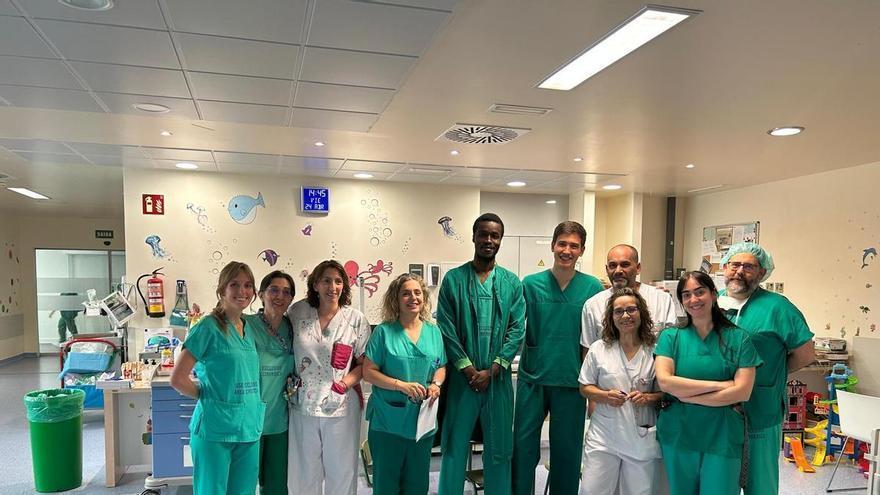 De Mali al Cunqueiro para ampliar su formación en Anestesia