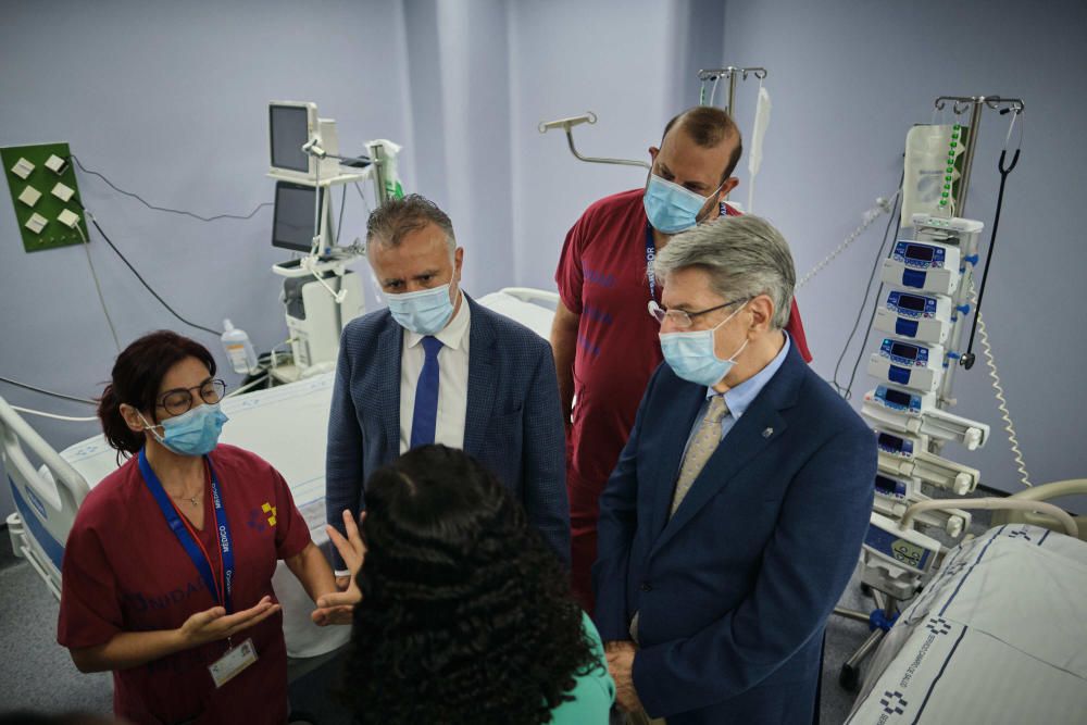 Visita de este jueves al Hospital de La Candelaria.