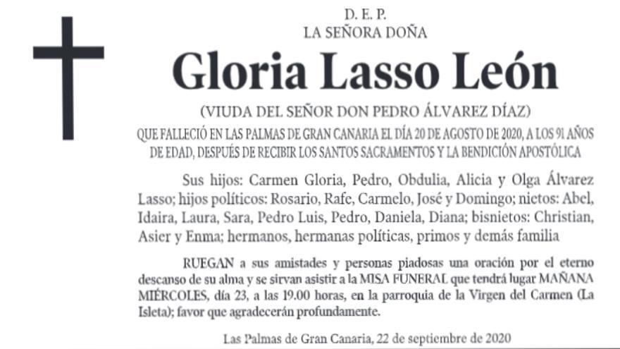 Gloria Lasso León