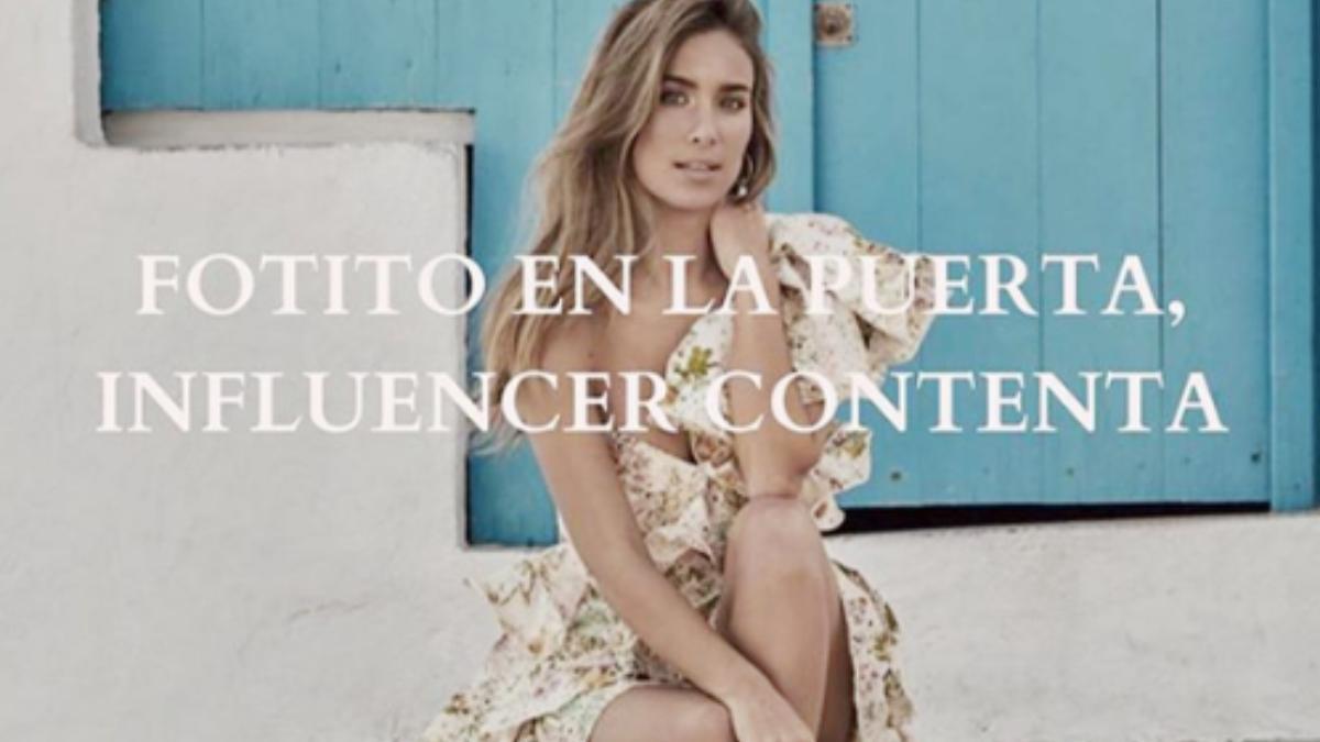 María Pombo en la cuenta de @Hazmeunafotoasí