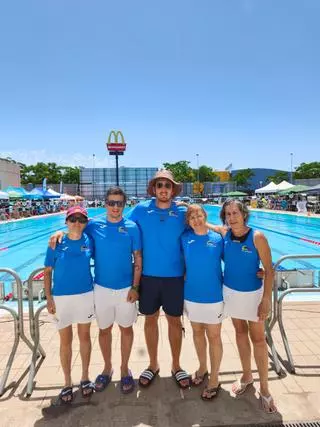 El Natació Xàtiva logra tres medallas de plata en el Campeonato Autonómico Master de Verano
