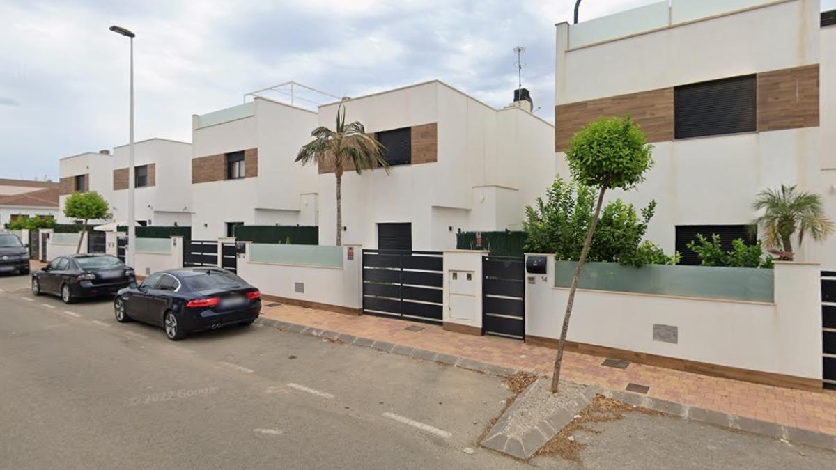 Zona de viviendas en la que se produjo el asalto.