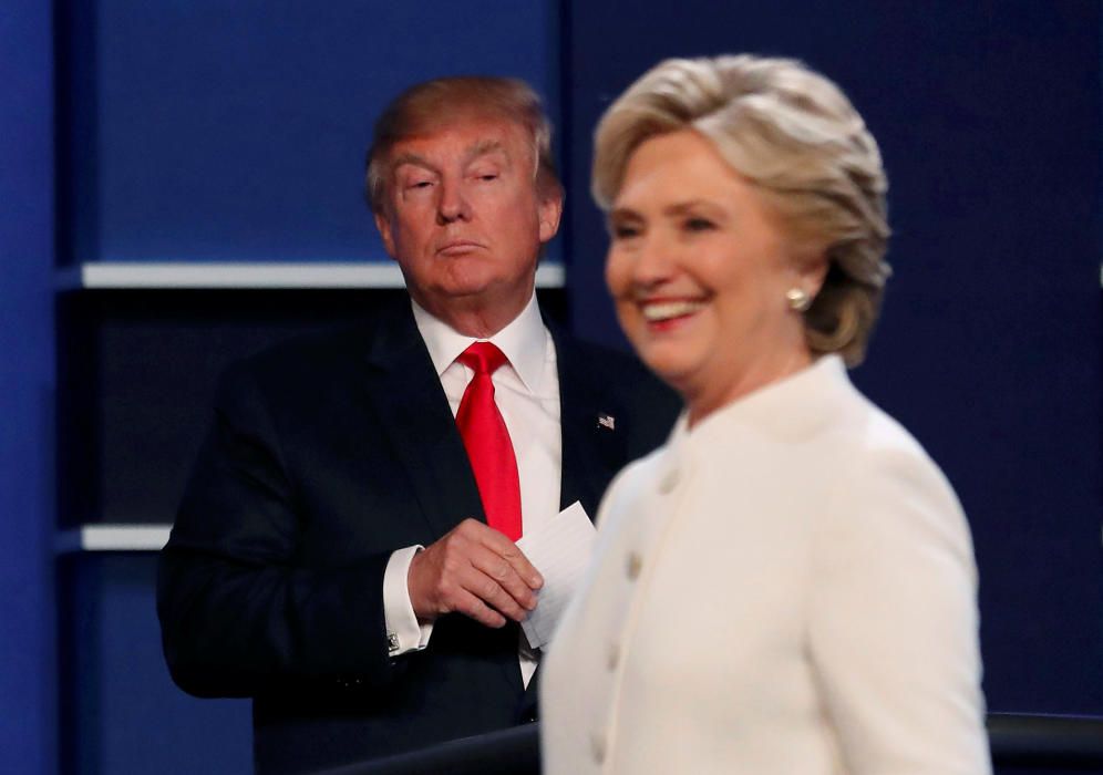 Hillary Clinton y Donald Trump se han enfrentado en el tercer y último debate de las elecciones en EEUU.