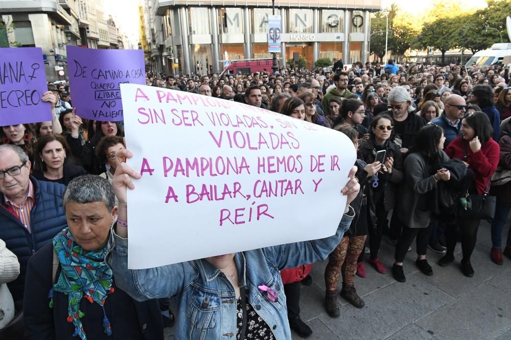 2.000 personas, en A Coruña contra La Manada