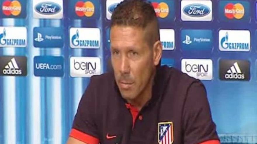 Simeone: "Las finales no se eligen, se juegan y se ganan"