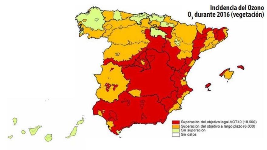 Todos los murcianos respiraron aire contaminado durante 2016