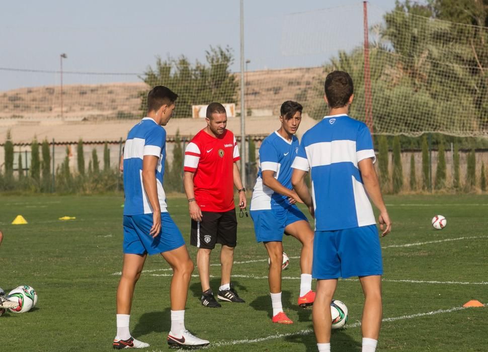 Primer entrenamiento del Hércules