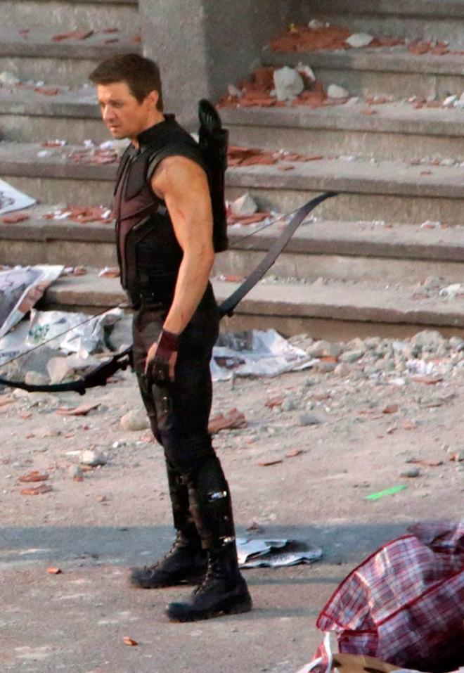 Jeremy Renner rueda 'Los Vengadores 2'