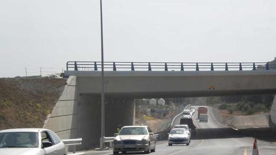 Imagen de la carretera A-404 de Alhaurín de la Torre.