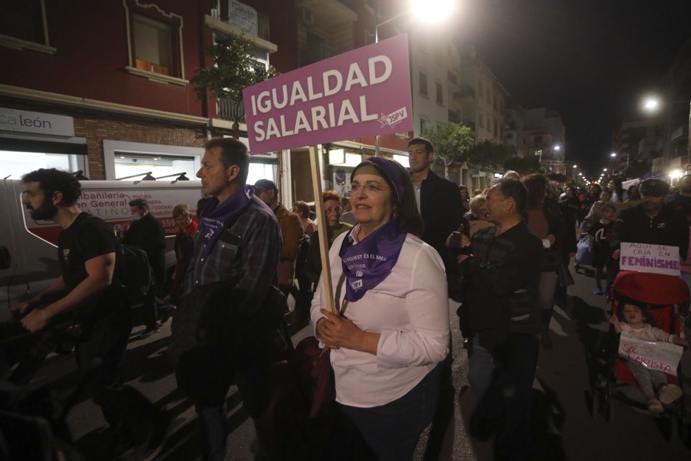 Manifestación del 8M en el Port de Sagunt