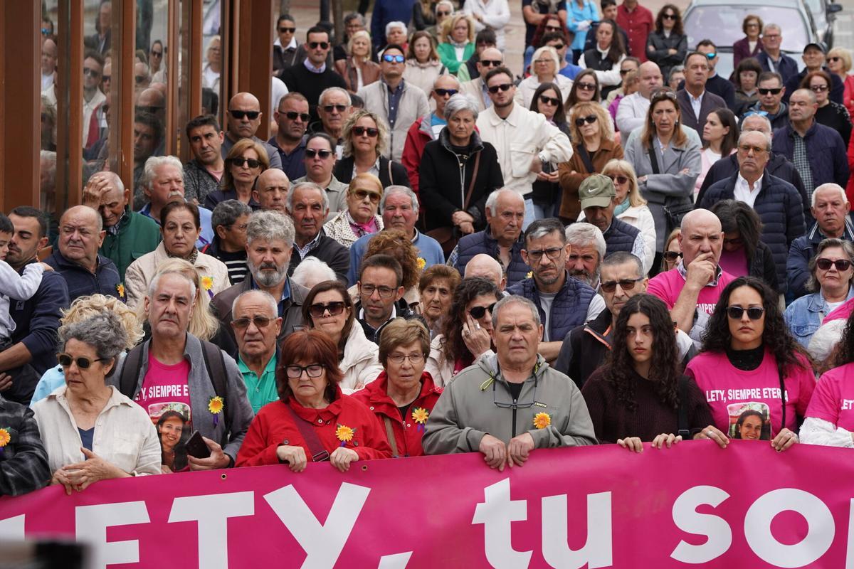 Concentración en Tábara en recuerdo a Leticia Rosino. Se pide la reforma de la Ley del Menor con motivo de la puesta en libertad de su asesino