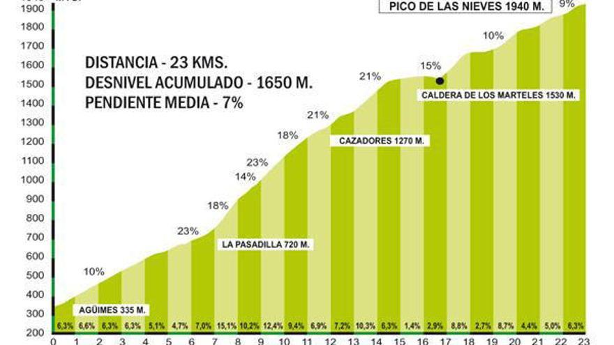 El coloso del Pico de las Nieves - La Provincia