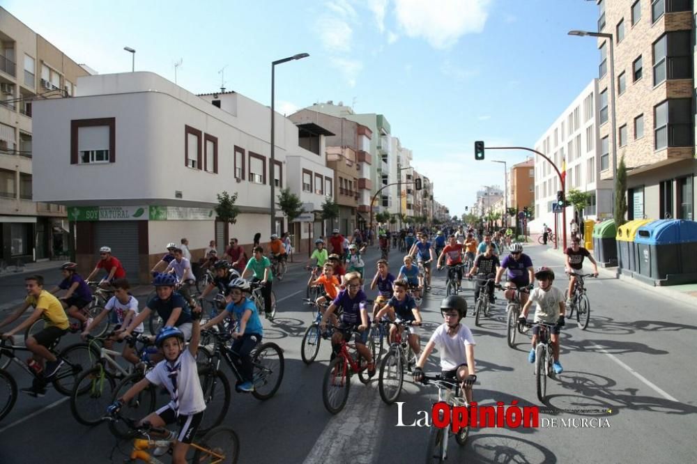 Ciclopaseo para clausular en Lorca los JDG