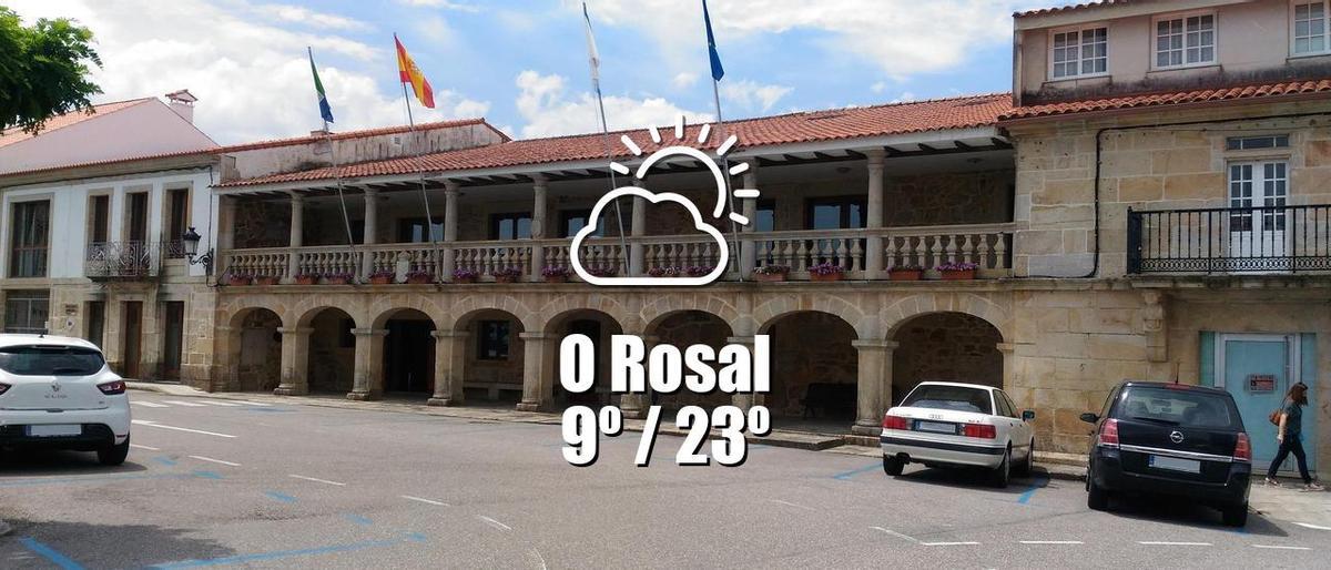 El tiempo en O Rosal: previsión meteorológica para hoy, domingo 5 de abril
