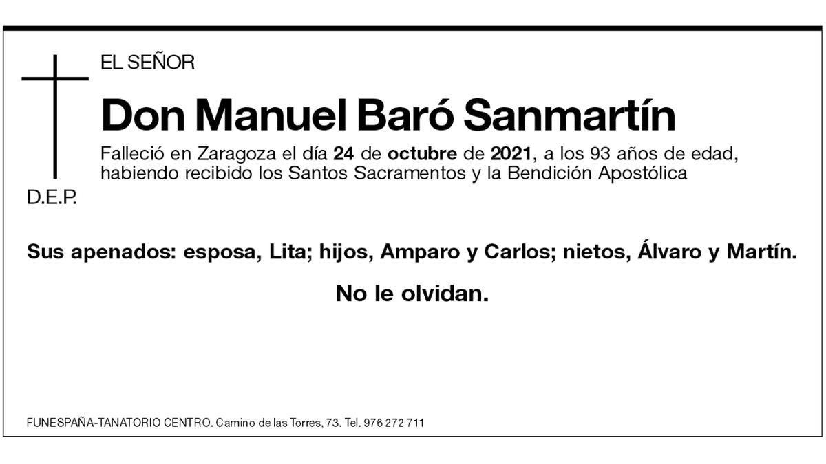 Manuel Baró Sanmartín