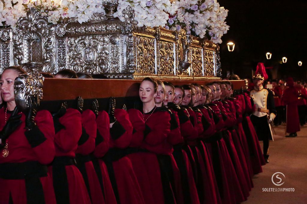 Las imágenes de la Procesión del Silencio en Lorca