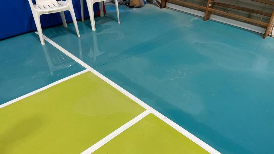 Así está el pabellón Costa i Llobera de Pòrtol