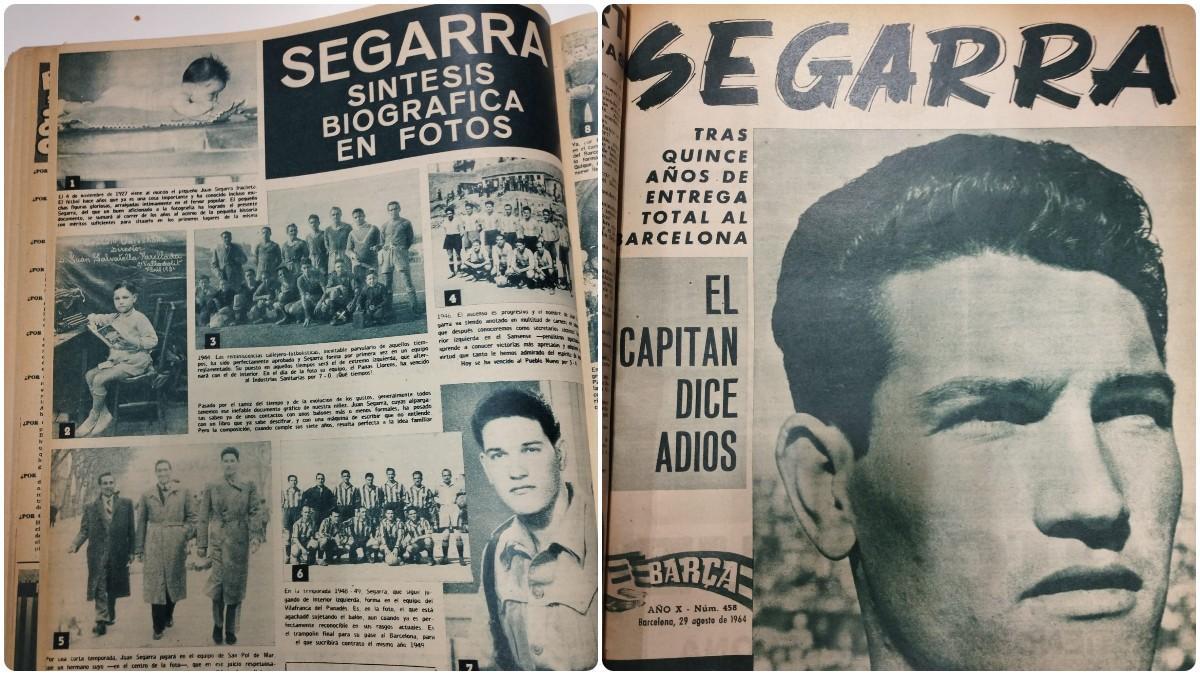 La Revista Barça dedicó una edición especial a la retirada de Joan Segarra