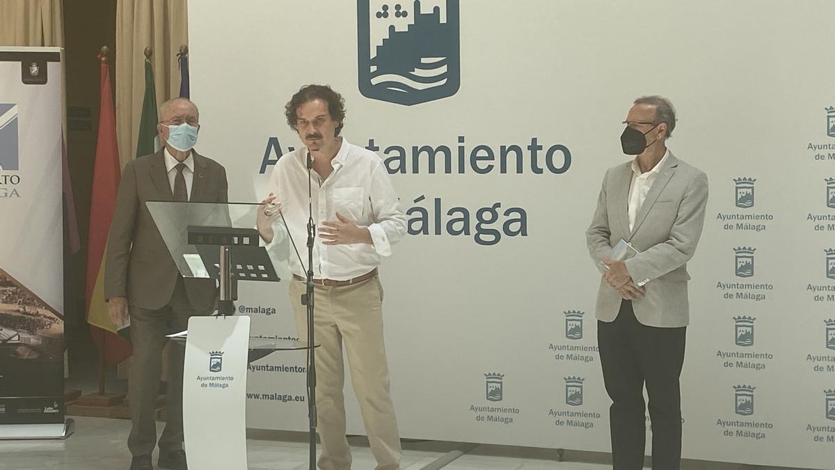 Gil de Gálvez durante la presentación de 'Dúos de Palacio'