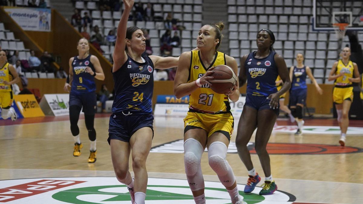 Canella durant el partit contra el Piestanske de l'Eurocup d'entre setmana.