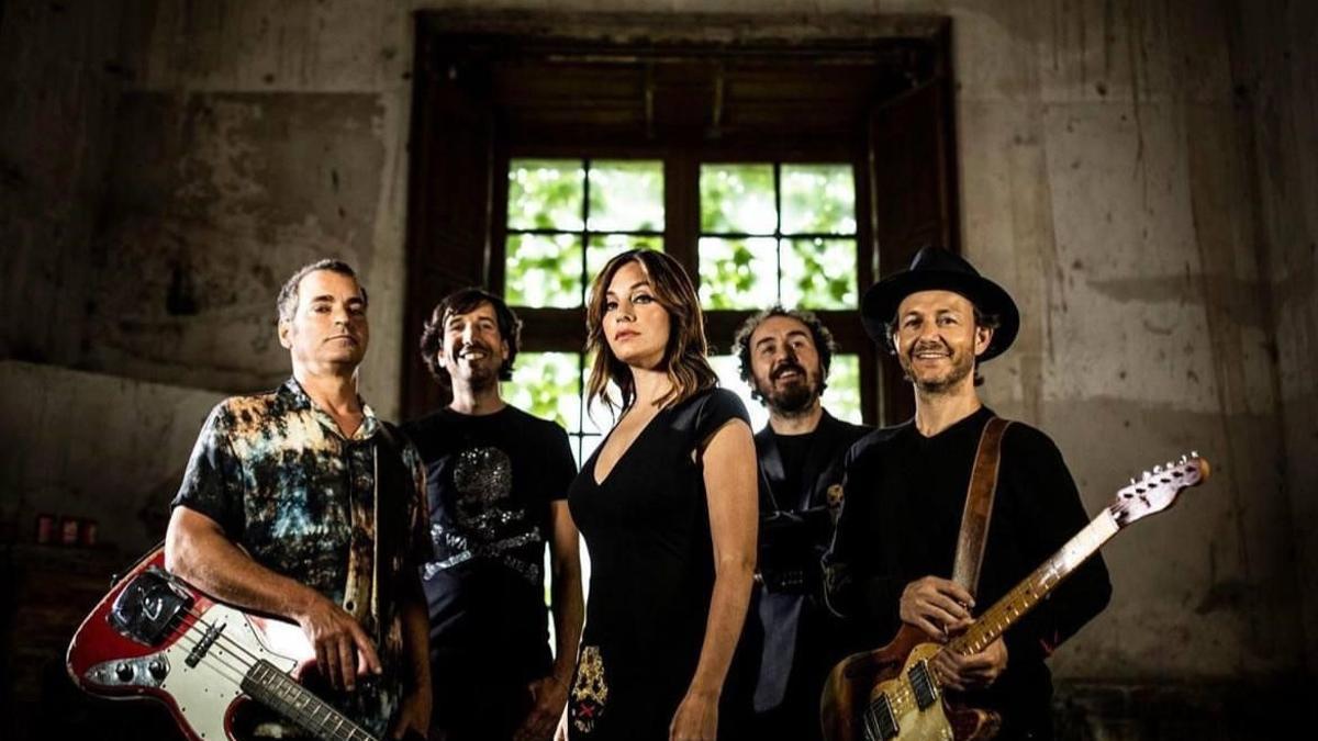 La banda La Oreja de Van Vogh, con Leire Martínez al frente como vocalista.