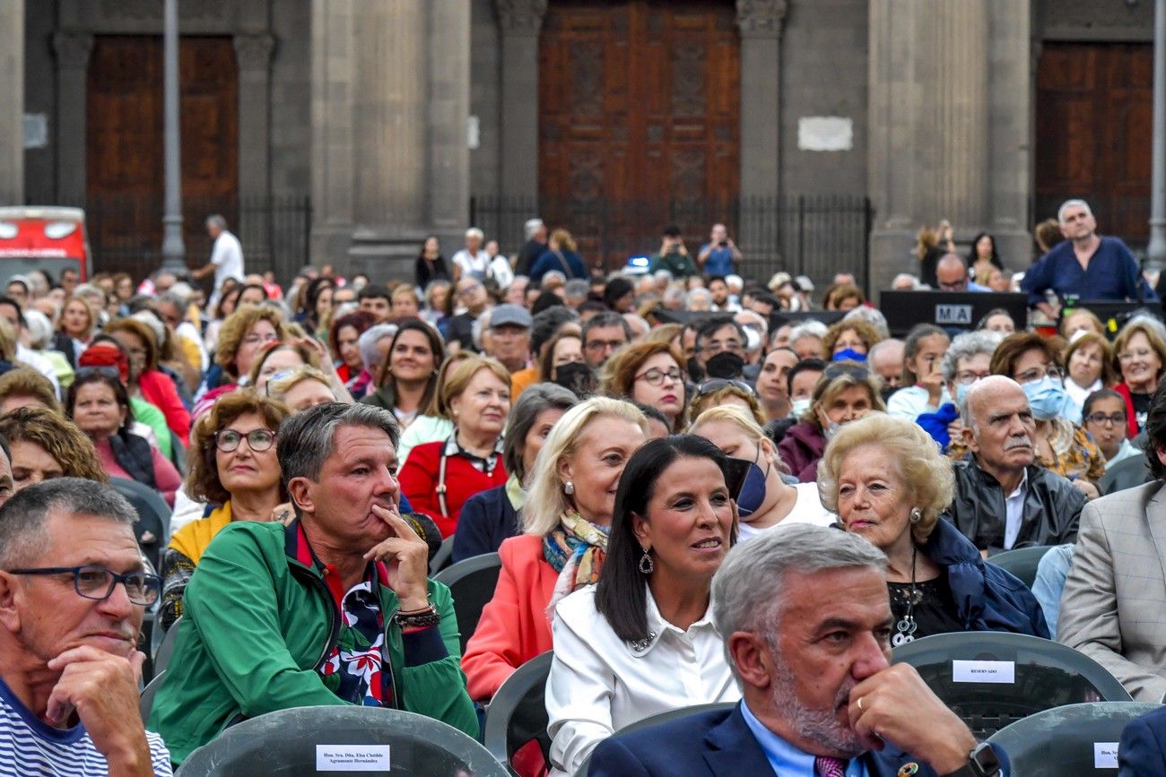 José Brito en el pregón de las Fiestas Fundacionales 2022 de Las Palmas de Gran Canaria