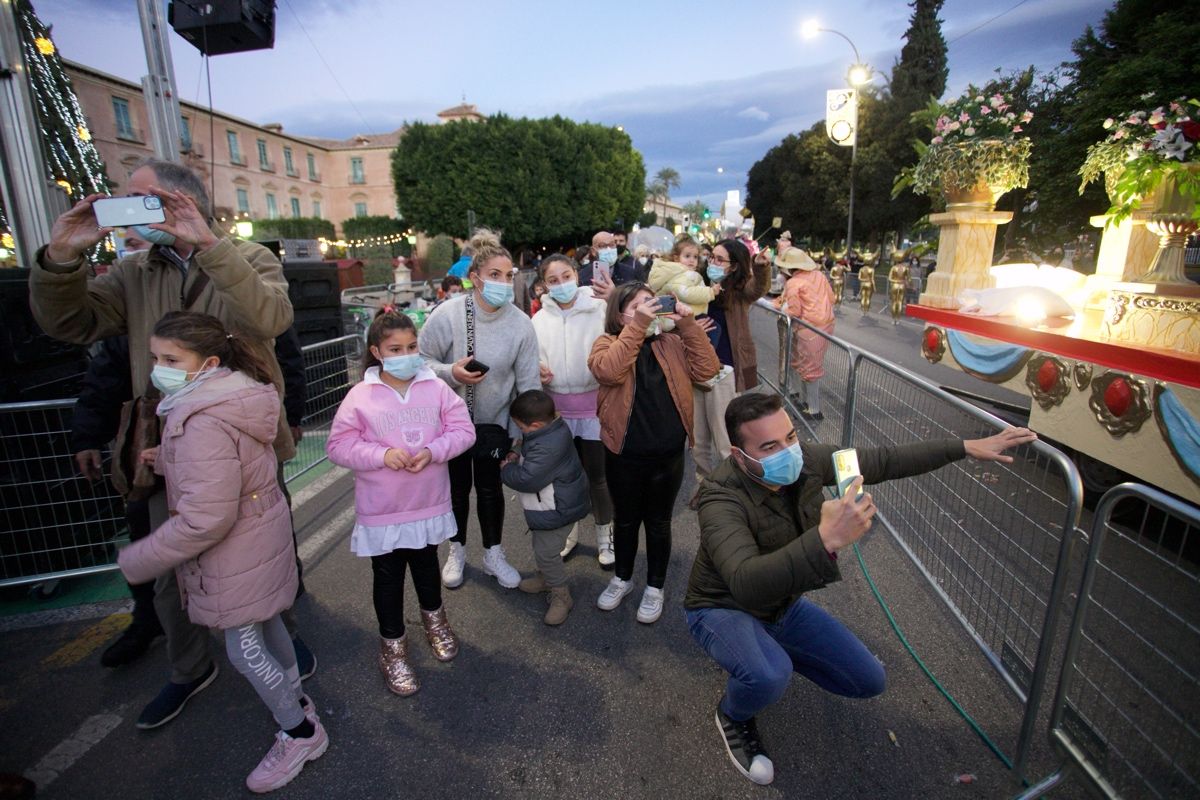 Cabalgata estática de los Reyes Magos en Murcia