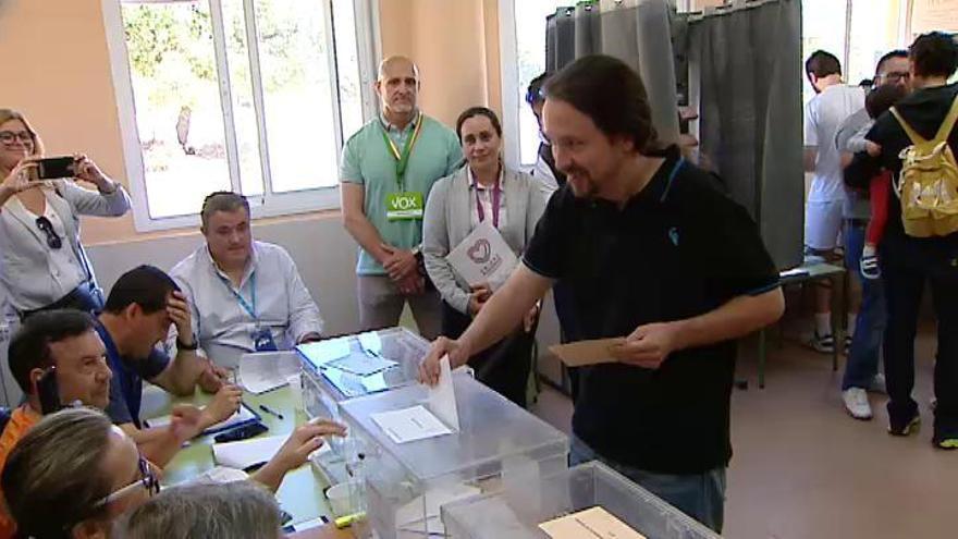 Pablo Iglesias, tras votar: "Ojalá la participación sea muy alta"