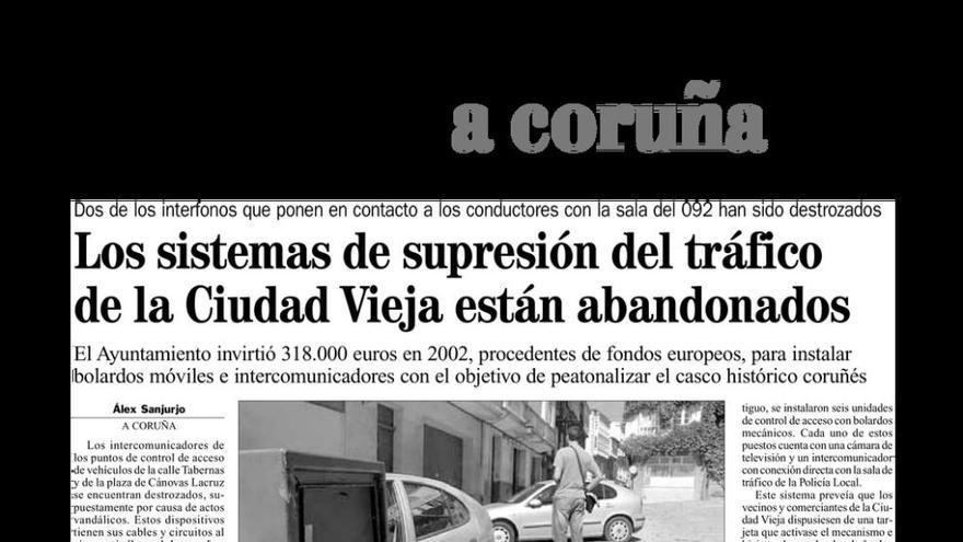 Página de LA OPINIÓN con la noticia el domingo 27 de agosto de 2006.