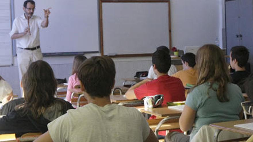 Aula de ESO en un colegio concertado de Valencia. Foto: J. Aleixandre.