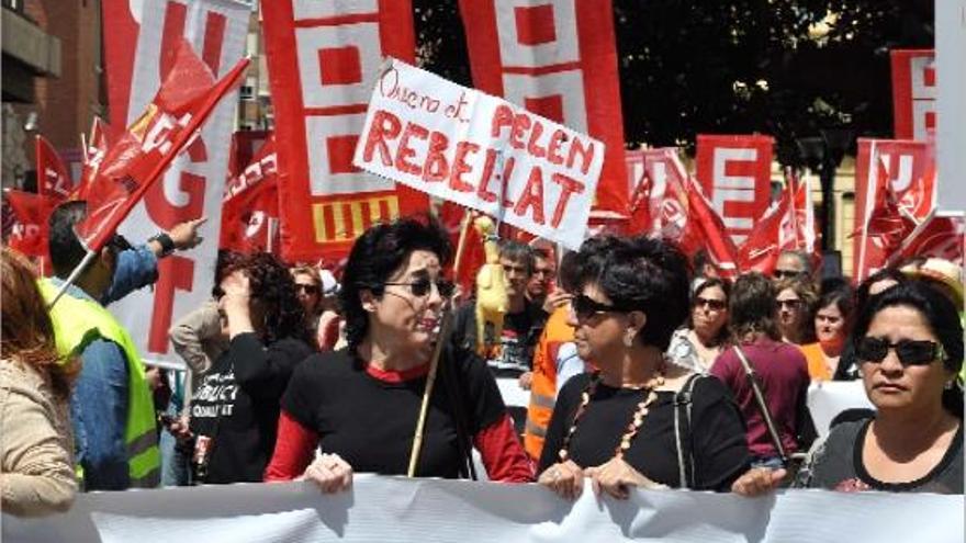 La manifestación reunió a cuatro mil personas, según fuentes de la organización.