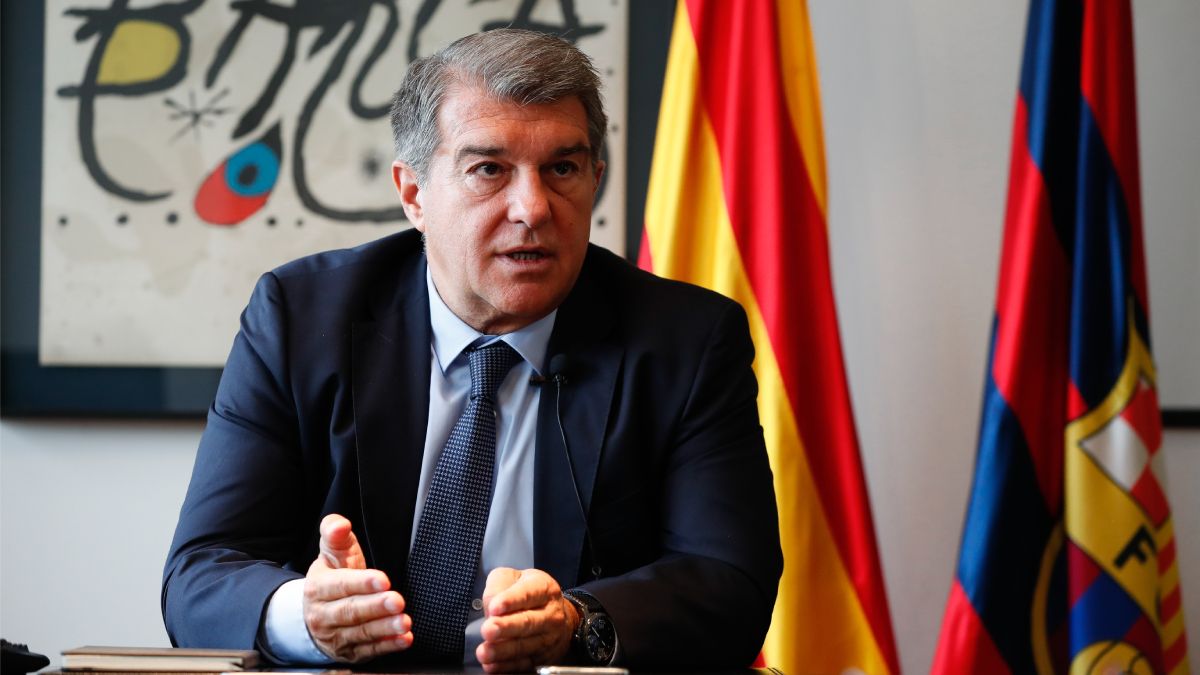 Joan Laporta, feliz por la elección de Alexia Putellas como The Best de la FIFA