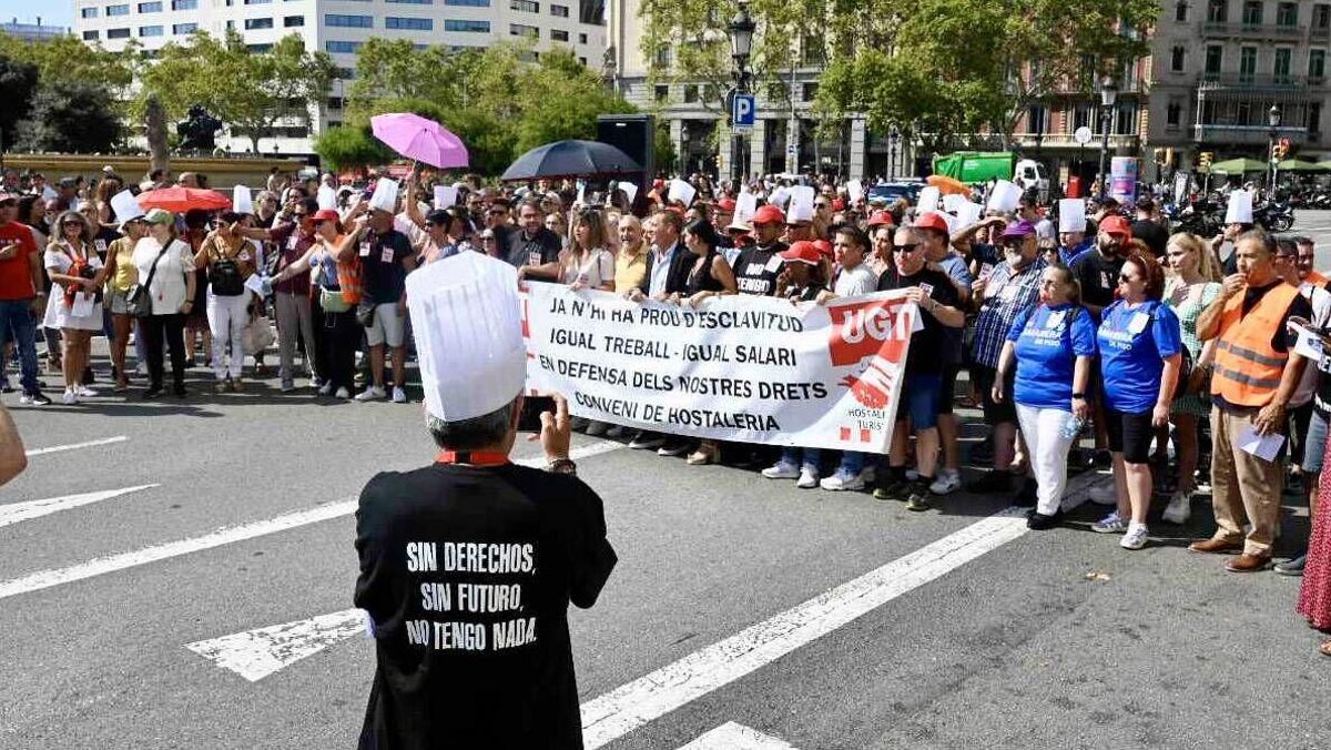 La UGT rebutja un conveni d’hostaleria  a la baixa a  Catalunya
