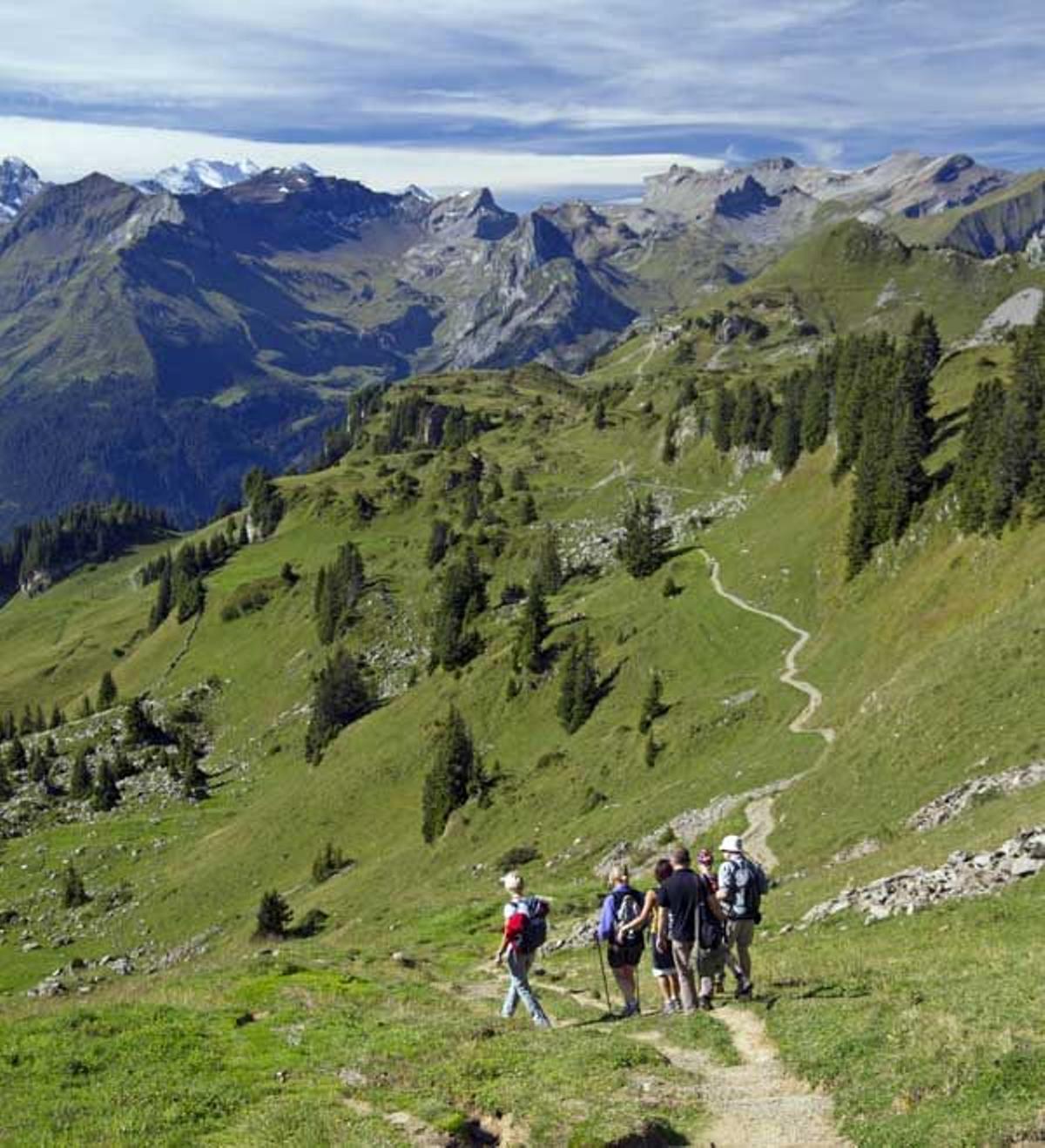 En Suiza hay más de 60.000 kilómetros de senderos