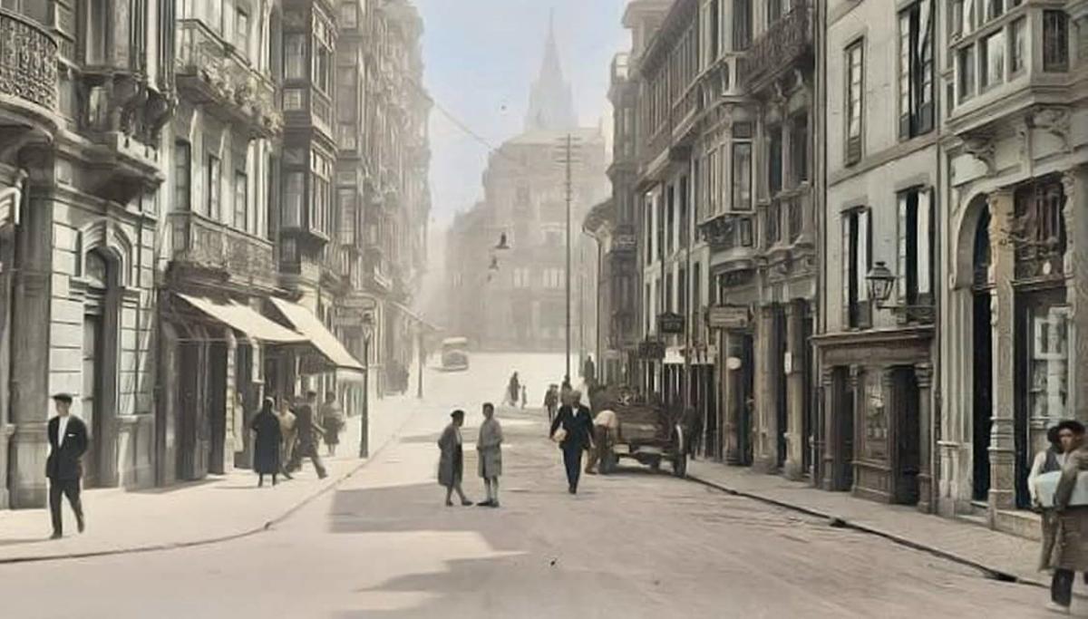 Foto Antigua Calle San Francisco ano 1928