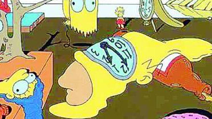 Fotograma de la serie de animación «Los Simpson».