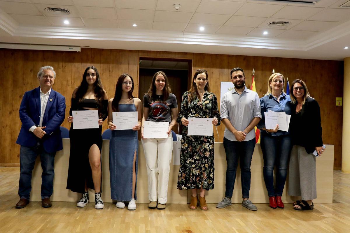 Un momento de la entrega de diplomas.