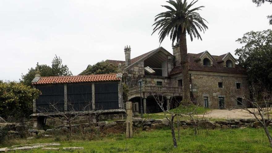 Pazo de Vista Real, en Vilanova de Arousa. // Noé Parga