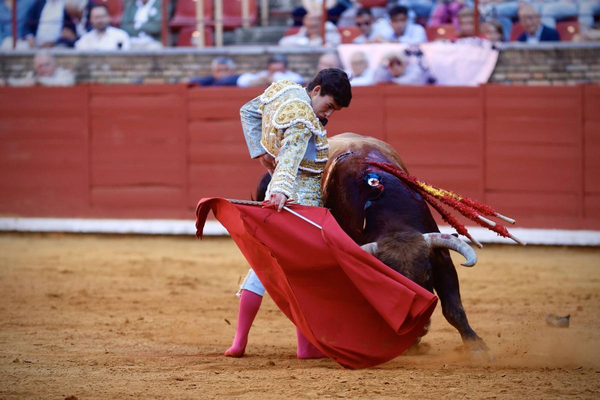 Manuel Quintana en el primer festejo de la feria taurina de Córdoba.