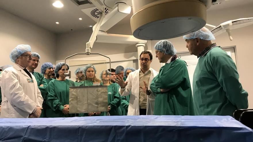 Inauguración del quirófano híbrido en el Hospital de Molina