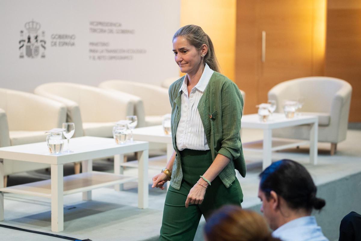 La vicepresidenta tercera y ministra para la Transición Ecológica y el Reto Demográfico, Sara Aagesen,