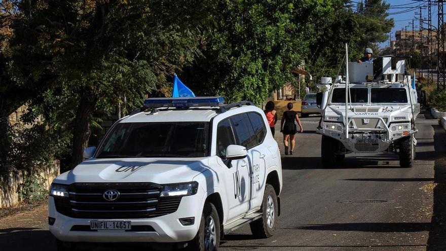 Muere un 'casco azul' serbio y dos españoles resultan heridos leves en un ataque en el sur de Líbano