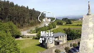 El tiempo en Meis: previsión meteorológica para hoy, viernes 23 de enero