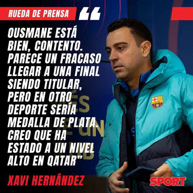 Del elogio a Mateu al plan con Yamal: las frases de Xavi en rueda de prensa