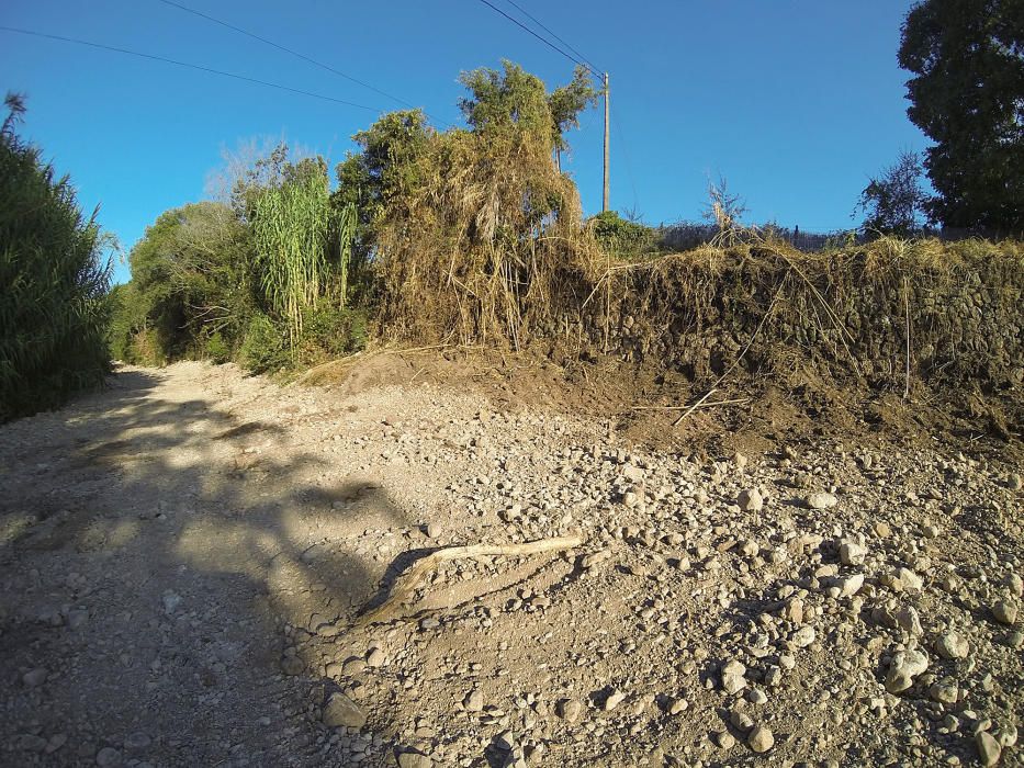 Alternativa per Pollença denuncia que el torrente de la Vall d'en March ha sido arrasado