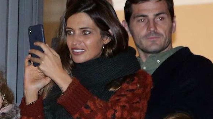 Sara Carbonero e Iker Casillas, en una reciente estancia en Vigo. // M.G.B.